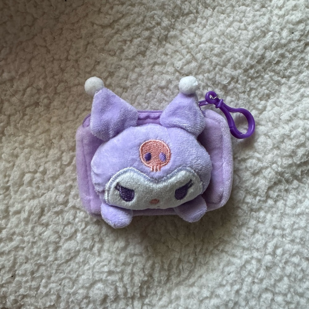 Brand new Kuromi coin purse keychain